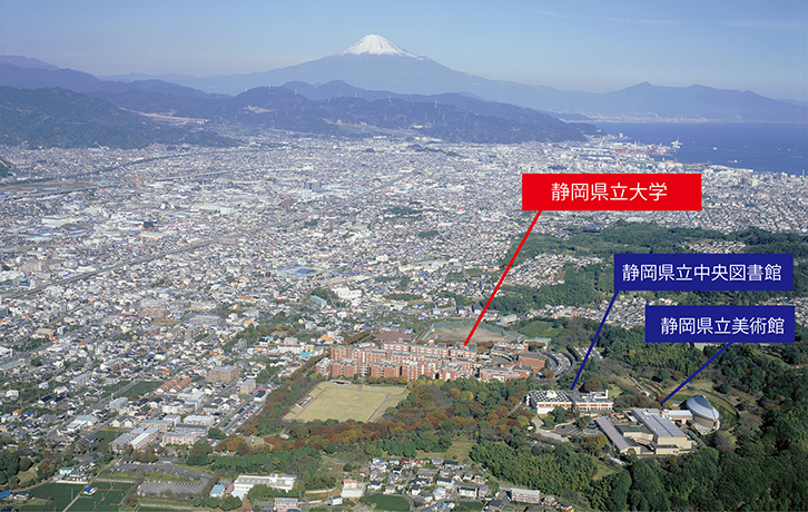 草薙キャンパス俯瞰図